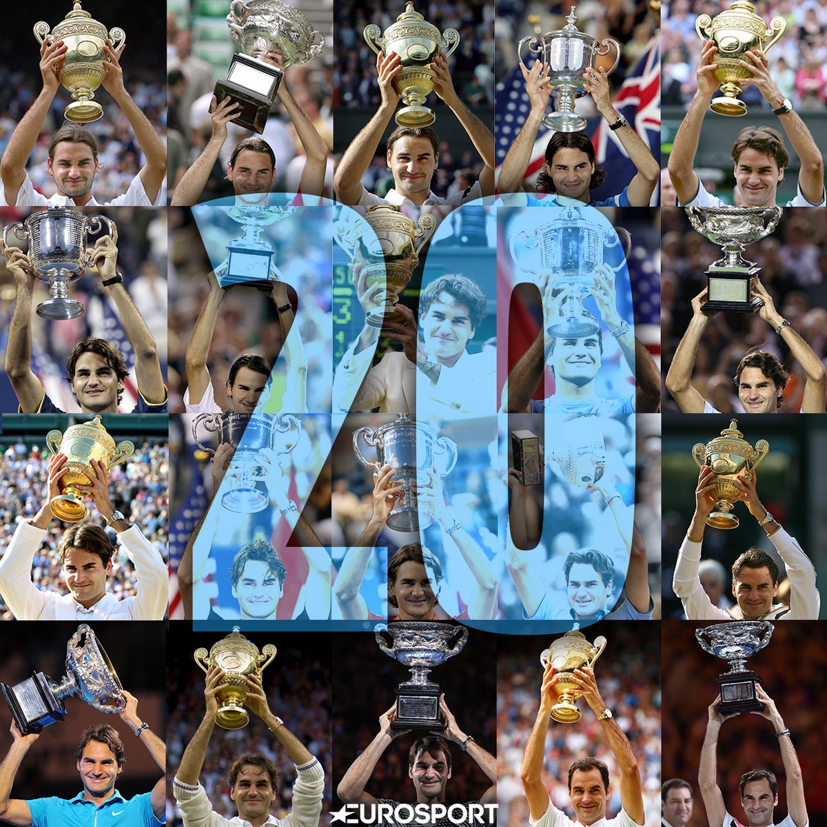 Roger Federer Grandslam 20