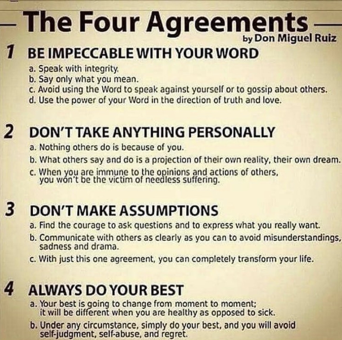 Four Agreements